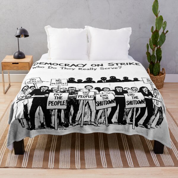 Item preview, Black and White Civil Unrest with Bold Protest Signs designed and sold by SplashTastic.