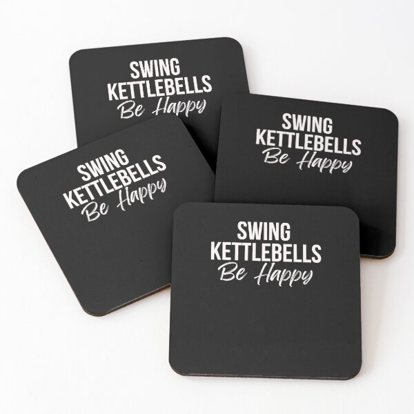 Item preview, Kettlebell workout swing kettlebells be happy inspirational designed and sold by snowry.
