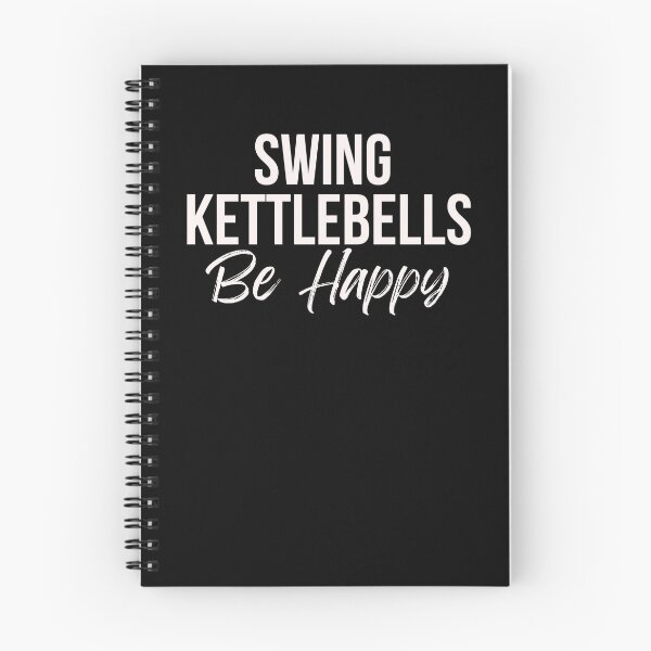 Item preview, Kettlebell workout swing kettlebells be happy inspirational designed and sold by snowry.