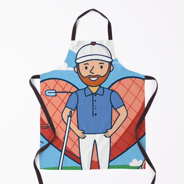 Item preview, Cartoon Golf Golfing Play Art Serene Natural Colors designed and sold by ART ATTACK ZONE.