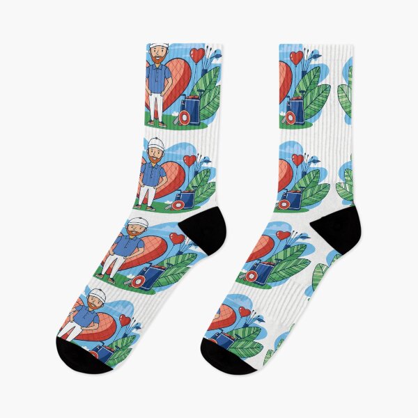 Item preview, Cartoon Golf Golfing Play Art Serene Natural Colors designed and sold by ART ATTACK ZONE.