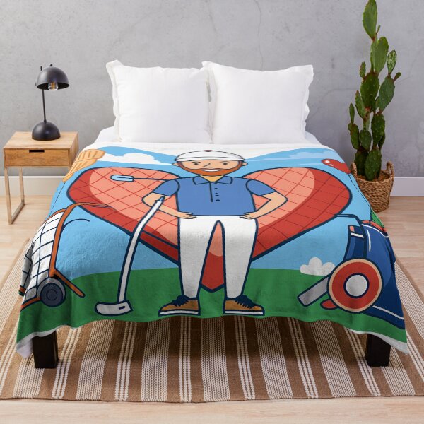 Item preview, Cartoon Golf Golfing Play Art Serene Natural Colors designed and sold by ART ATTACK ZONE.