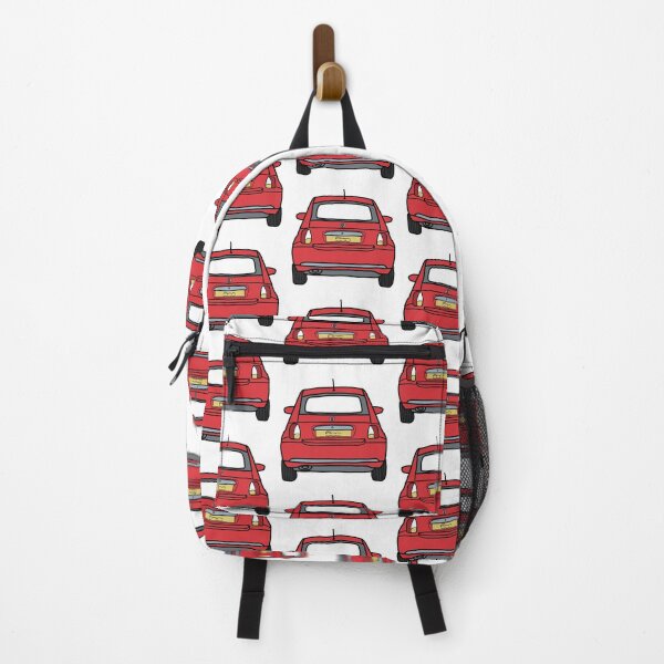 Item preview, Fiat 500 Rosso Red – Classic Italian Car Illustration designed and sold by OhNoNotAgain42.
