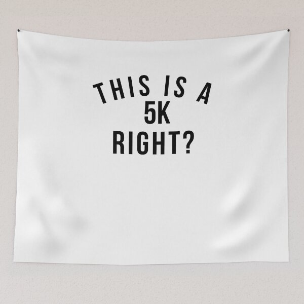 Item preview, Funny marathon run This is a 5k right? running race designed and sold by snowry.