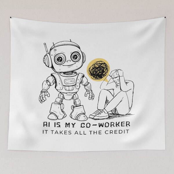 Item preview, AI Is My Co-Worker Design designed and sold by NxtGenDesigns.
