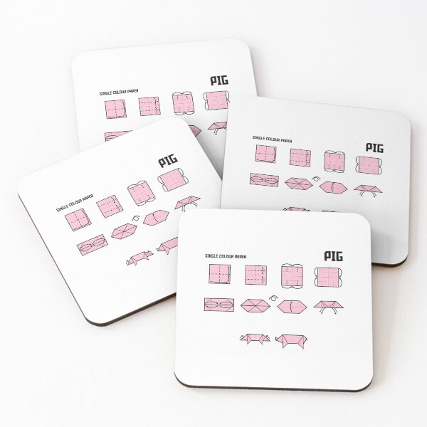 Item preview, Origami Pig Instructions  	 designed and sold by xwrcyngympl53.