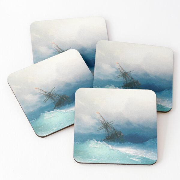 Item preview, Ship on Stormy Seas by Ivan Aivazovsky designed and sold by VenusArt7.