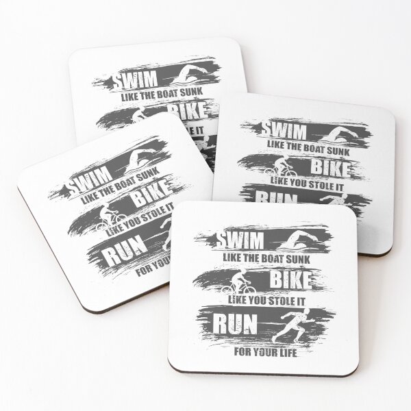 Item preview, Swim Like The Boat Sunk Bike Like You Stole It Run For Your Life	 designed and sold by durazucsfce54.