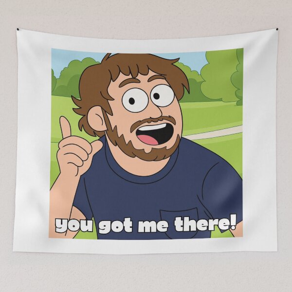 Item preview, Catfish Cartoon Meme Justin Illustration designed and sold by ForbiddenPrints.