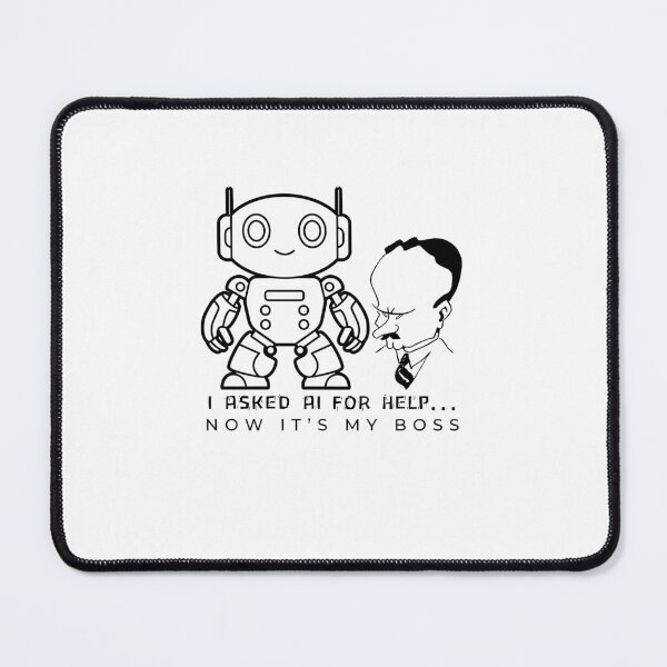 Item preview, AI Boss Funny Robot Design designed and sold by NxtGenDesigns.