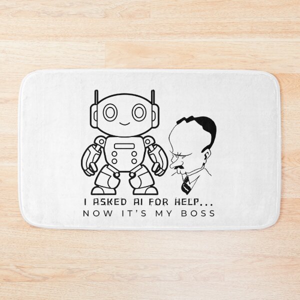 Item preview, AI Boss Funny Robot Design designed and sold by NxtGenDesigns.