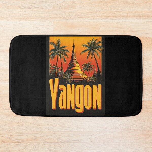 Item preview, Yangon Design – Shwedagon Pagoda Souvenir Illustration designed and sold by Meiersbeste.