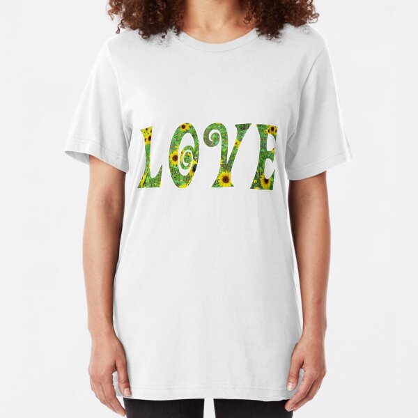 Sunflower Hippy Love Slim Fit T-Shirt