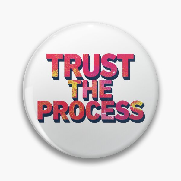 Item preview, Trust The Process - Distressed Grunge Graphic designed and sold by ZenPaths.