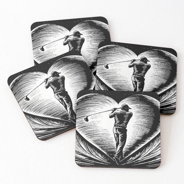 Item preview, Ink Golf Golfing Play Art Serene Natural Colors designed and sold by ART ATTACK ZONE.