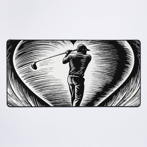 Item preview, Ink Golf Golfing Play Art Serene Natural Colors designed and sold by ART ATTACK ZONE.