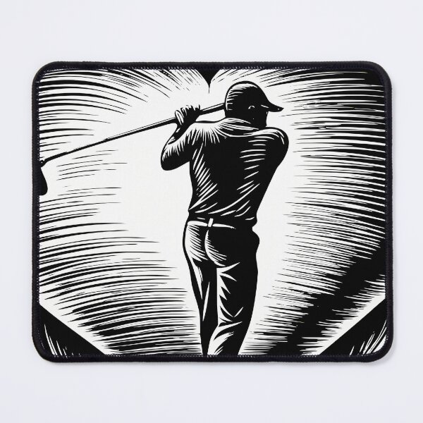 Item preview, Ink Golf Golfing Play Art Serene Natural Colors designed and sold by ART ATTACK ZONE.