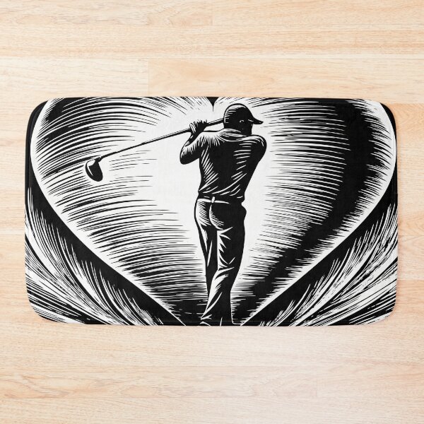 Item preview, Ink Golf Golfing Play Art Serene Natural Colors designed and sold by ART ATTACK ZONE.