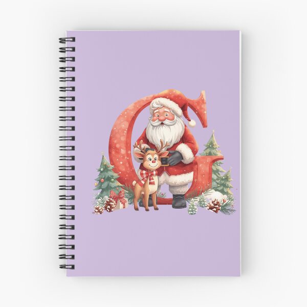 Item preview, Santa & Reindeer Monogram Letter G – Whimsical Christmas Holiday Alphabet Design designed and sold by AmenAlways.