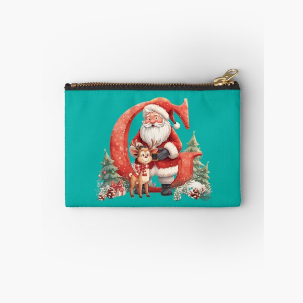 Item preview, Santa & Reindeer Monogram Letter G – Whimsical Christmas Holiday Alphabet Design designed and sold by AmenAlways.
