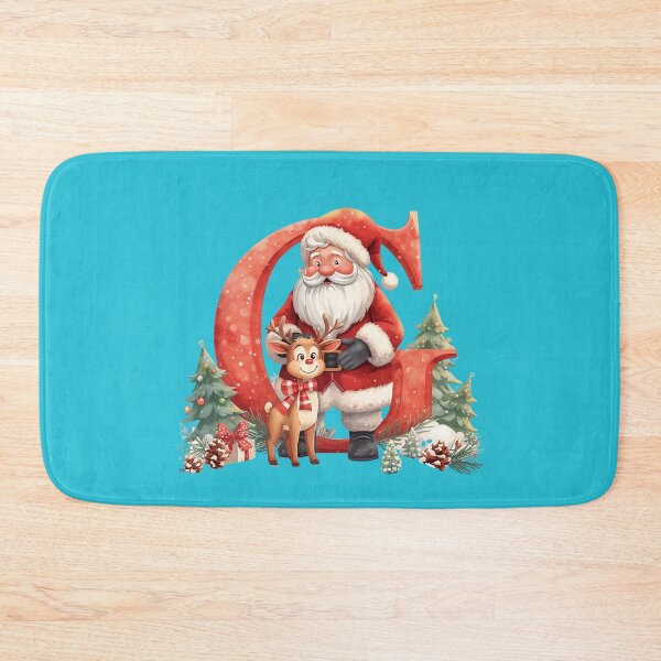Item preview, Santa & Reindeer Monogram Letter G – Whimsical Christmas Holiday Alphabet Design designed and sold by AmenAlways.