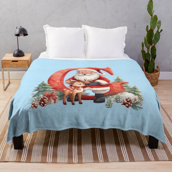 Item preview, Santa & Reindeer Monogram Letter G – Whimsical Christmas Holiday Alphabet Design designed and sold by AmenAlways.
