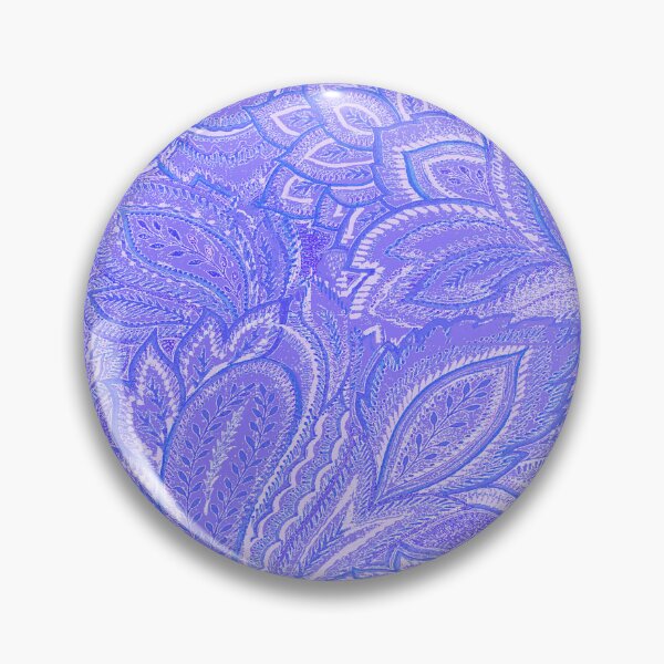 Item preview, periwinkle paisley designed and sold by cobblehill.