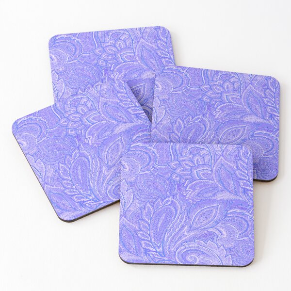 Item preview, periwinkle paisley designed and sold by cobblehill.