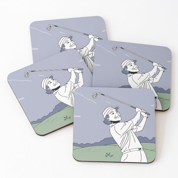 Item preview, Smile Golf Golfing Play Art Serene Natural Colors designed and sold by ART ATTACK ZONE.