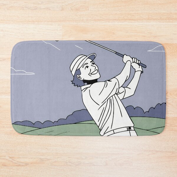 Item preview, Smile Golf Golfing Play Art Serene Natural Colors designed and sold by ART ATTACK ZONE.