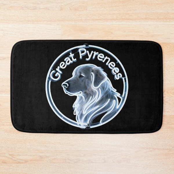 Item preview, Circle Neon Lamp Great Pyrenees designed and sold by forget45studio.