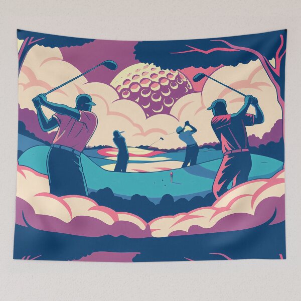 Item preview, Park Golf Golfing Play Art Serene Natural Colors designed and sold by ART ATTACK ZONE.