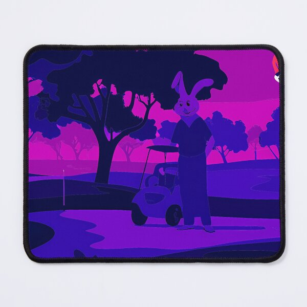Item preview, Rabbit Golf Golfing Play Art Serene Natural Colors designed and sold by ART ATTACK ZONE.