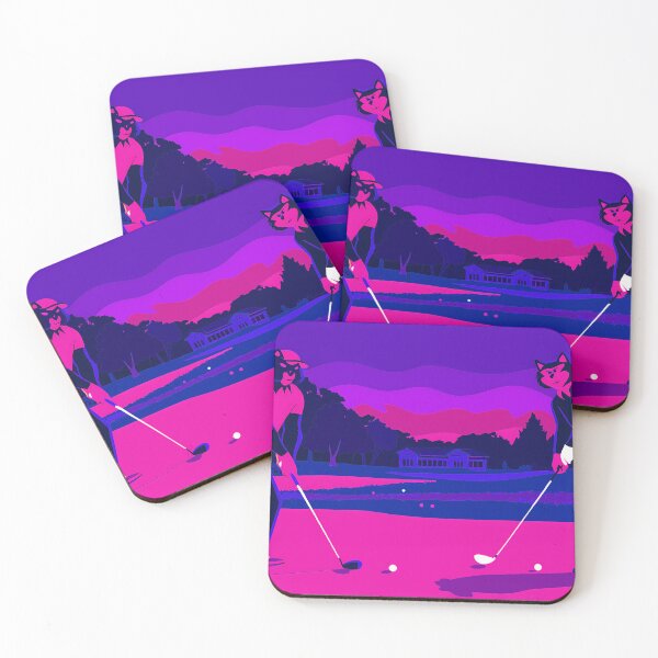Item preview, Dog Golf Golfing Play Art Serene Natural Colors designed and sold by ART ATTACK ZONE.