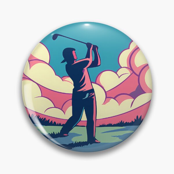 Item preview, Alone Golf Golfing Play Art Serene Natural Colors designed and sold by ART ATTACK ZONE.