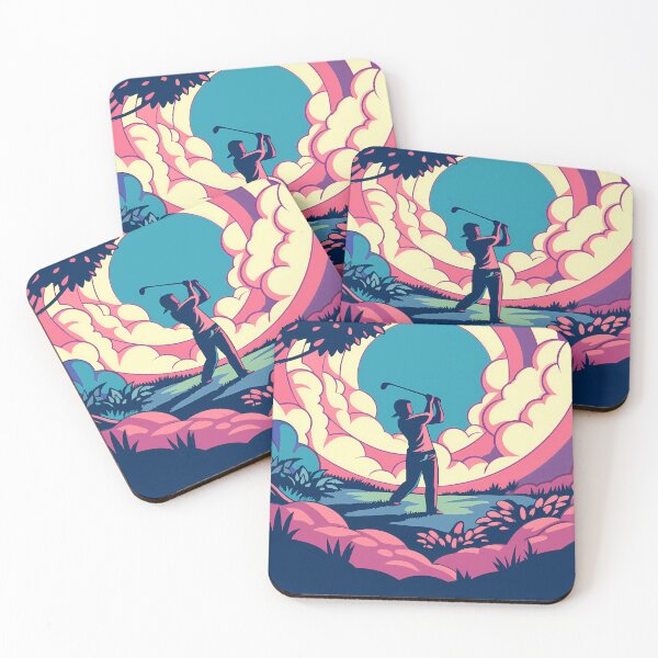 Item preview, Alone Golf Golfing Play Art Serene Natural Colors designed and sold by ART ATTACK ZONE.