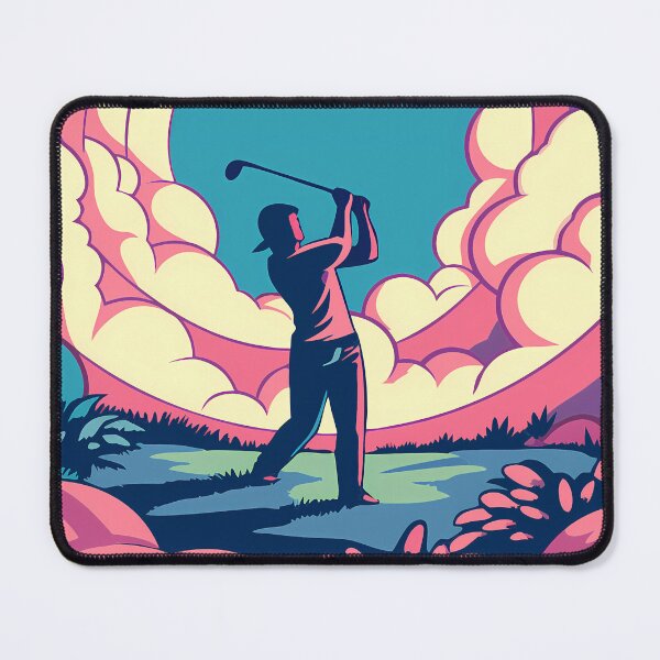 Item preview, Alone Golf Golfing Play Art Serene Natural Colors designed and sold by ART ATTACK ZONE.