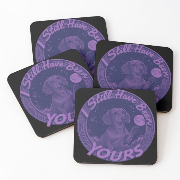 Item preview, Dachshund Under Moonlight With Loving Quote designed and sold by e-camelleone.