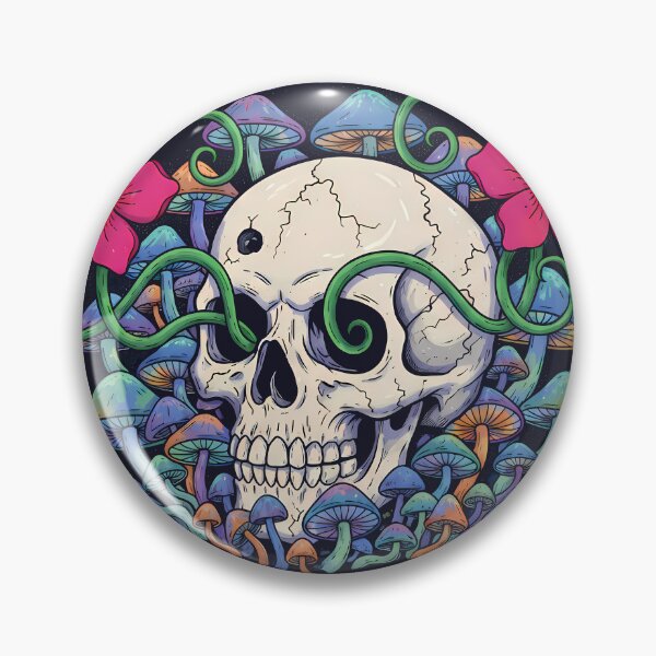 Item preview, Psychedelic Skull - Always Be Weird designed and sold by Funny Vintage Stickers And T-Shirts.