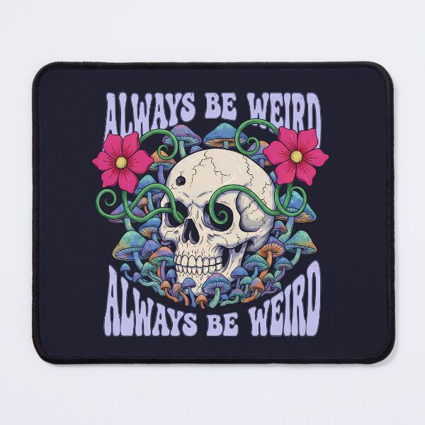 Item preview, Psychedelic Skull - Always Be Weird designed and sold by Funny Vintage Stickers And T-Shirts.