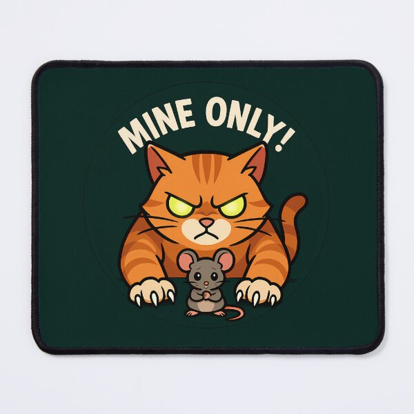 Item preview, Mine Only Cat Sticker designed and sold by Yuliya Brush.