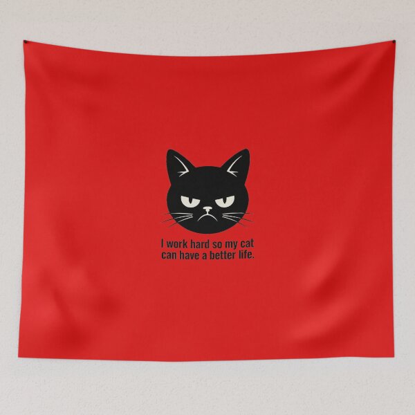 Item preview, angry and upset cat designed and sold by meshi7507.