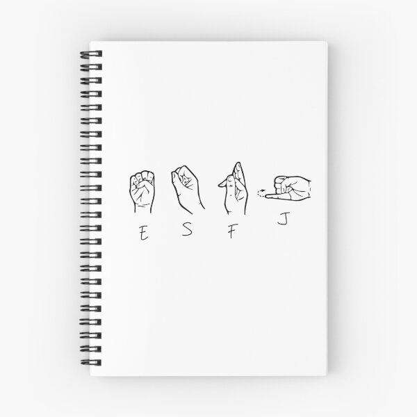 Item preview, ESFJ sign language designed and sold by Girlmeetsjess.