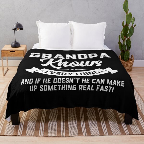Item preview, Grandpa Knows Everything 60th Funny Father's Day designed and sold by yodajjbaxh6.