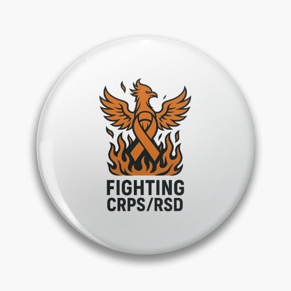 Item preview, Fighting CRPS RSD Awareness Phoenix designed and sold by dove3020.