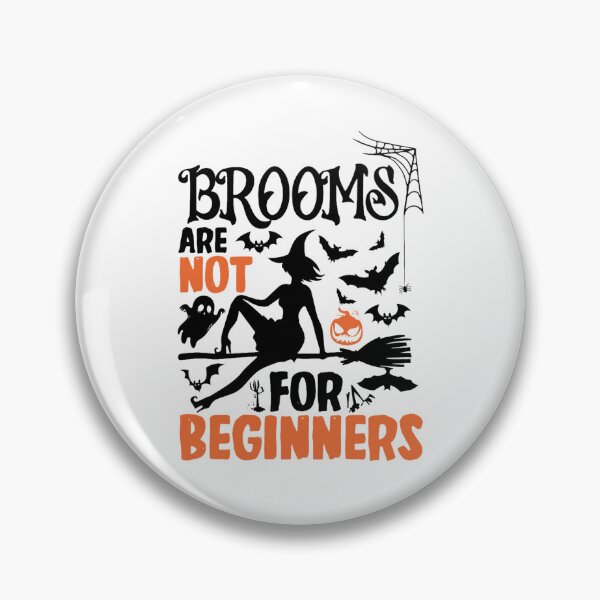 Item preview, Brooms Are For Amateurs - Witch Riding Broom - For Beginners - Witchy Gift Idea For Halloween Party (1) designed and sold by PierceDoyled.