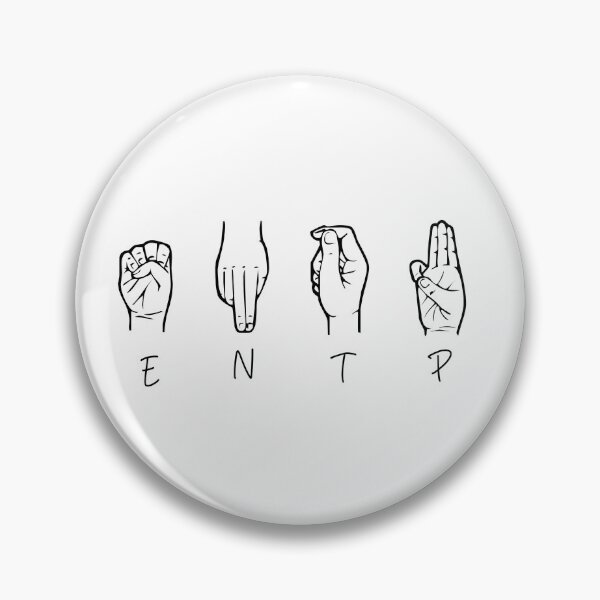 Item preview, ENTP sign language designed and sold by Girlmeetsjess.