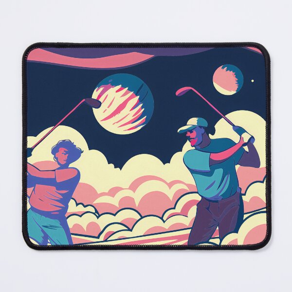 Item preview, Hi Golf Golfing Play Art Serene Natural Colors designed and sold by ART ATTACK ZONE.