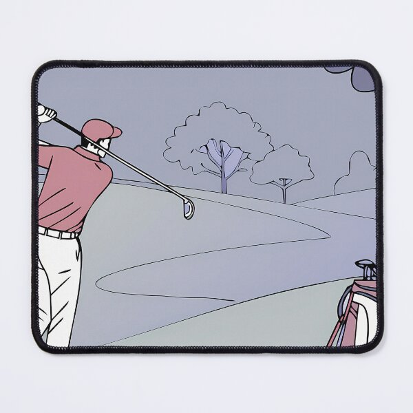 Item preview, Electro Golf Golfing Play Art Serene Natural Colors designed and sold by ART ATTACK ZONE.