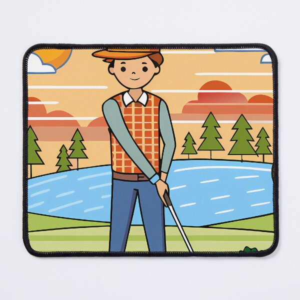 Item preview, Eleven Golf Golfing Play Art Serene Natural Colors designed and sold by ART ATTACK ZONE.